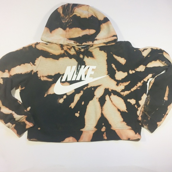 Nike Tops - Nike Bleached Tie Dye Hoodie
